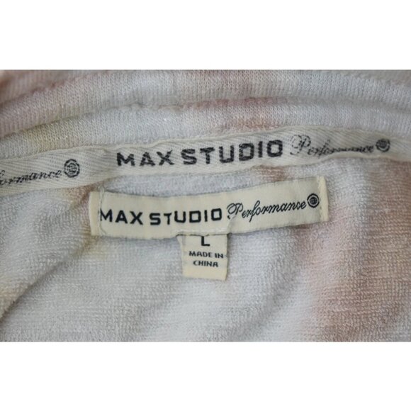 MAX STUDIO PERFORMANCE TIE DIE PRINT HI LOW SWEATER - Picture 7 of 8
